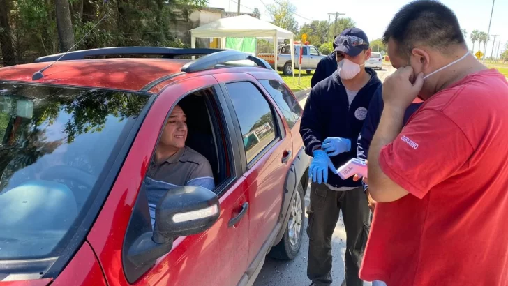 Serodino, Carrizales y Andino controlan el ingreso al pueblo