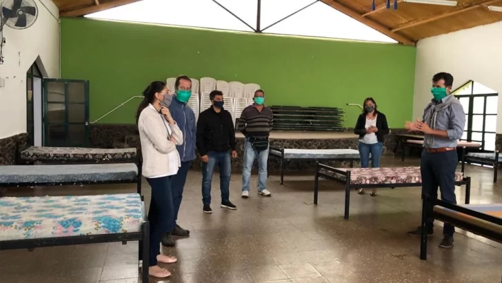 Maciel conformó el centro de aislación en la capilla “San Cayetano”