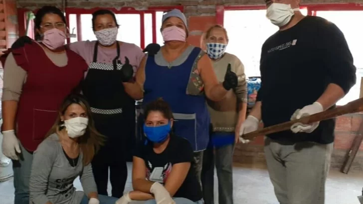 “Caritas sucias” entregó más de 500 viandas de comida en Gaboto