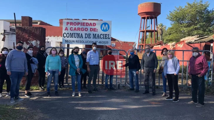 La comuna de Maciel tomó posesión del predio del frigorífico