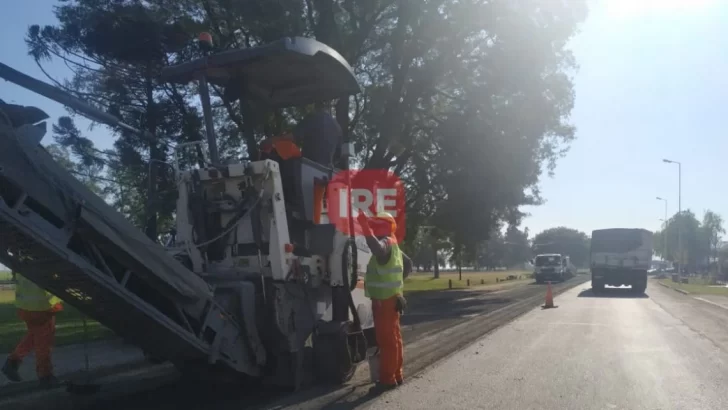 Iniciaron las obras de repavimentación y bacheo en Oliveros