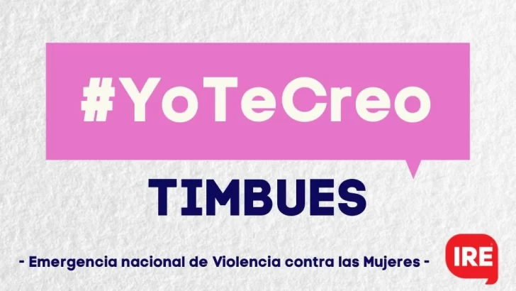 Timbues sale el lunes a gritar “Yo te creo” contra la violencia machista