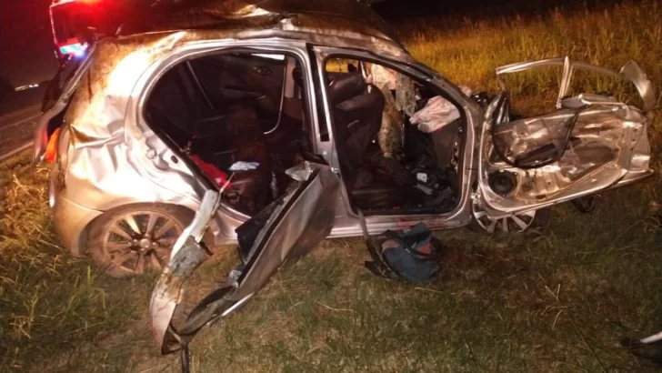 Andino: Fallecieron dos personas tras un fortísimo accidente en Ruta 91