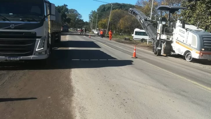 Obring realiza obras de mantenimiento sobre ruta 91 y hay desvíos