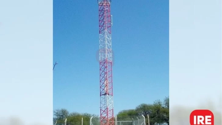 Finalizó la construcción de la torre para la detección de incendios en Gaboto
