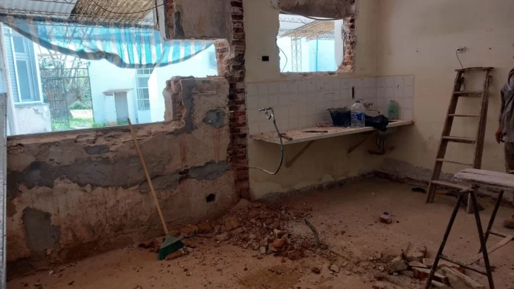 Iniciaron las obras para la sala de Rayos X del SAMCo de Maciel