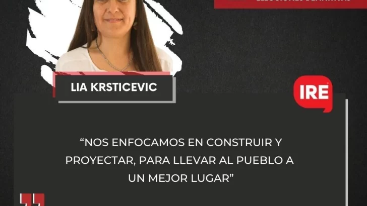 Krsticevic: “Nos enfocamos en construir y proyectar para un mejor Oliveros”