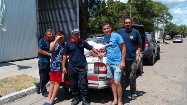Pablo y Lisando hicieron una cruzada solidaria por Corrientes y enviaron donaciones