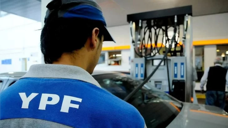 YPF aumentó los precios de los combustibles un 9,5% y 11,5%