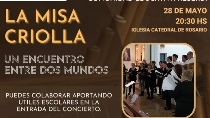 Gran desafío: El coral Maciel será parte de la misa criolla en la catedral de Rosario