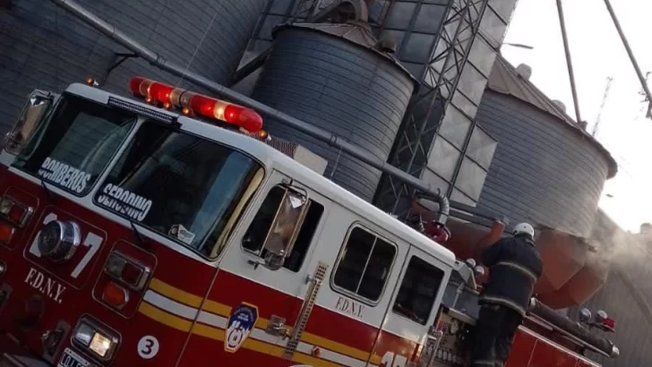 Susto por un principio de incendio que se desató en la plata de AFA Serodino