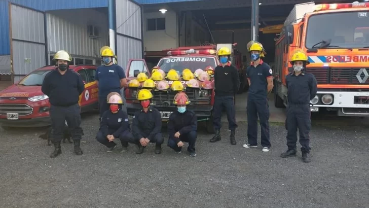 Bomberos de Oliveros vuelven a celebran su día con actividades y la tradicional merienda