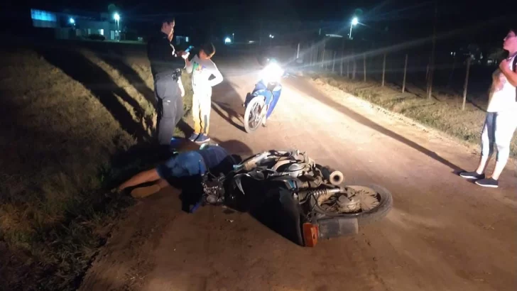 Un joven de Barrancas resultó herido tras chocar contra un caballo que estaba suelto