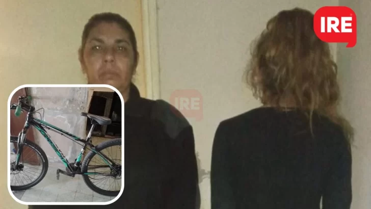 Una joven de Timbúes robó una bici, se cayó y la dejó abandonada: Fue detenida