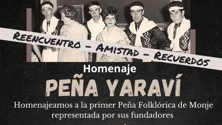 Monje invita a homenajear a la primera peña folklórica del pueblo