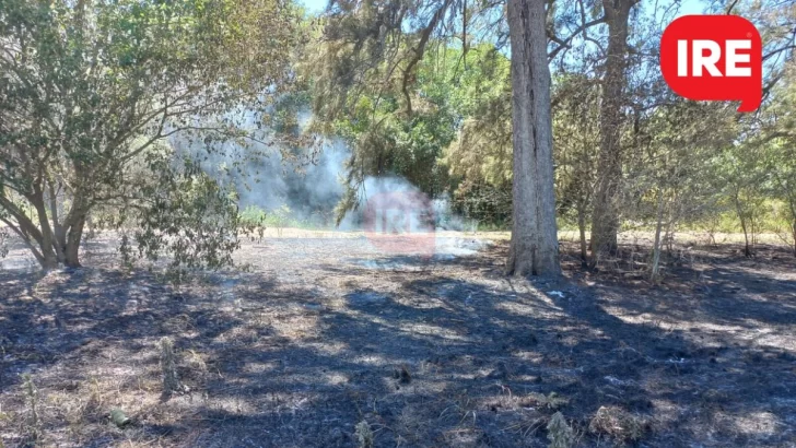 Incendios en Monje: Ardieron pastizales a la vera de la autopista