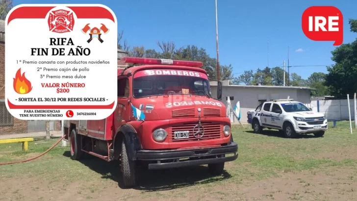 Bomberos de Andino lanzaron a la venta la última rifa del año