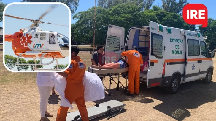 Bienvenida Cata: Su mamá fue trasladada de urgencia en helicóptero desde Monje