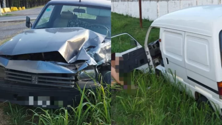 Chocaron un auto y una furgoneta en Puerto: Tres heridos