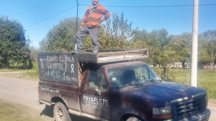 Le pidieron un flete, terminó en medio de una usurpación y le secuestraron la camioneta: “Yo solo fui a laburar”