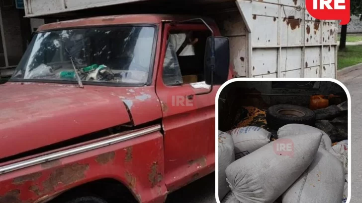 Detuvieron a un hombre con bolsas de cereal robados del tren: Tenia pedido de captura