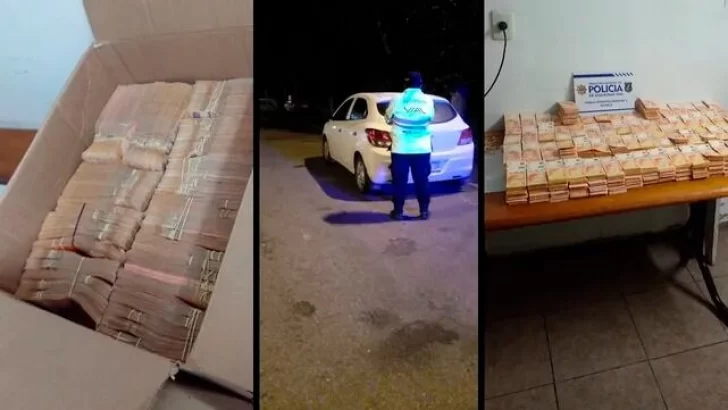 Detuvieron a dos jóvenes con más de 27 millones de pesos: Intentaron coimear a la policía