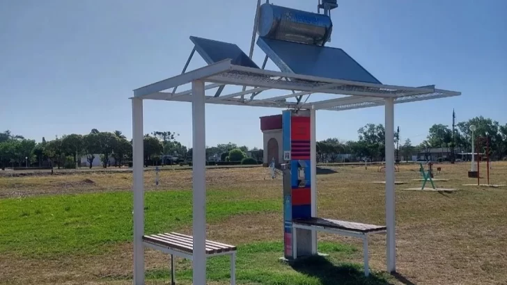 Carrizales: Ya fue puesta a punto la estación solar del predio del ferrocarril