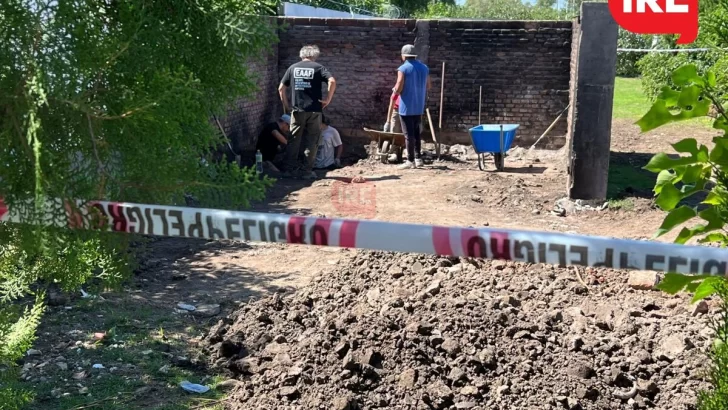 Tras el aporte de un testigo, comenzó la tercera excavación buscando a Paula Perassi