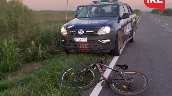 Robaron una bicicleta en Serodino, la policía corrió al ladrón en ruta 10 y la recuperó