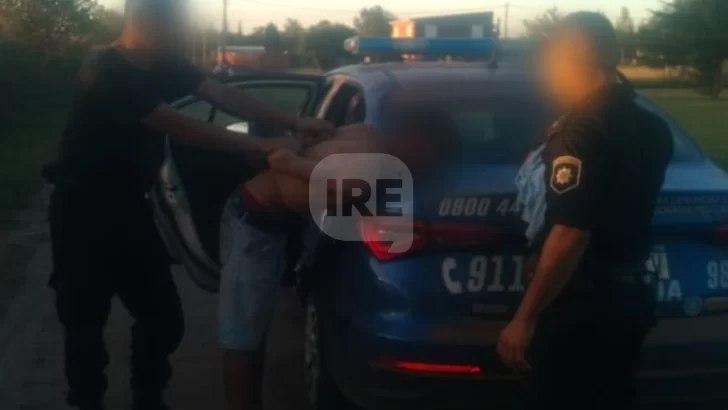 Robó dinero en Timbúes, lo vio el dueño de casa y lo atrapó la policía de Andino