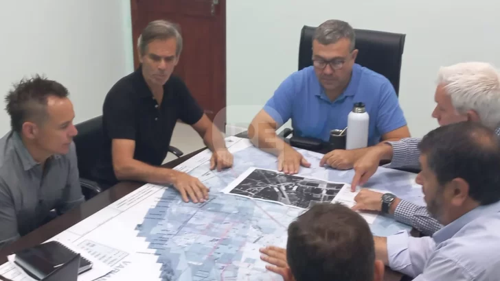 Timbúes presentó los planos definitivos para las obra del nuevo acceso a los puertos