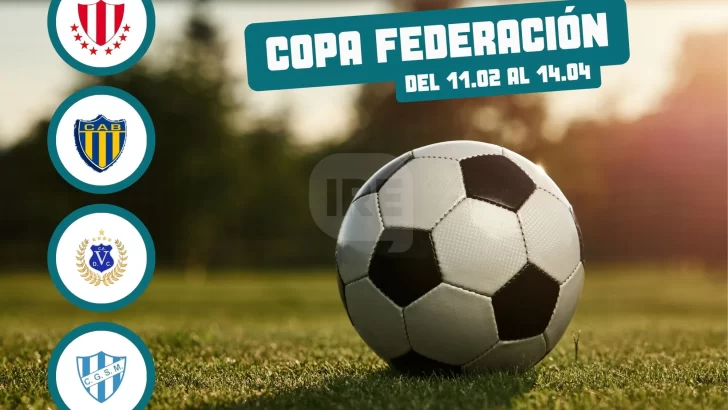 Copa Federación: Club Maciel, Belgrano, Villa Cassini y General San Martín ya conocen su rival