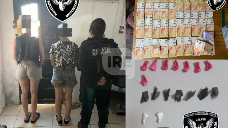 Dos mujeres detenidas en San Lorenzo con droga y una importante suma de dinero