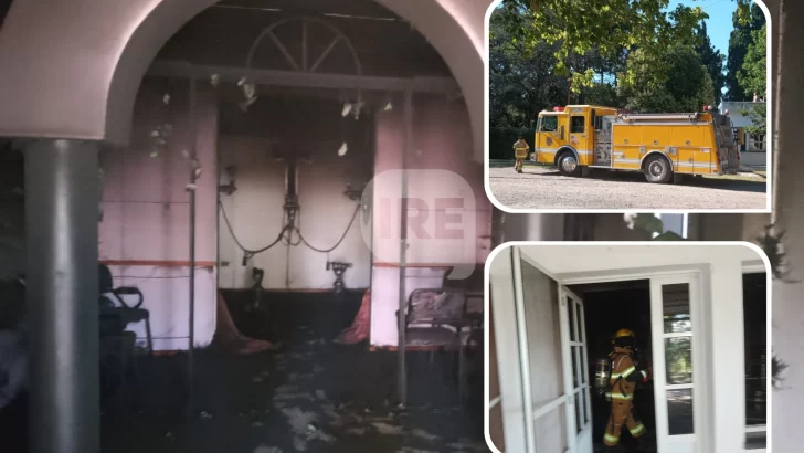 Por un desperfecto eléctrico hubo un principio de incendio en la sala velatoria de Monje