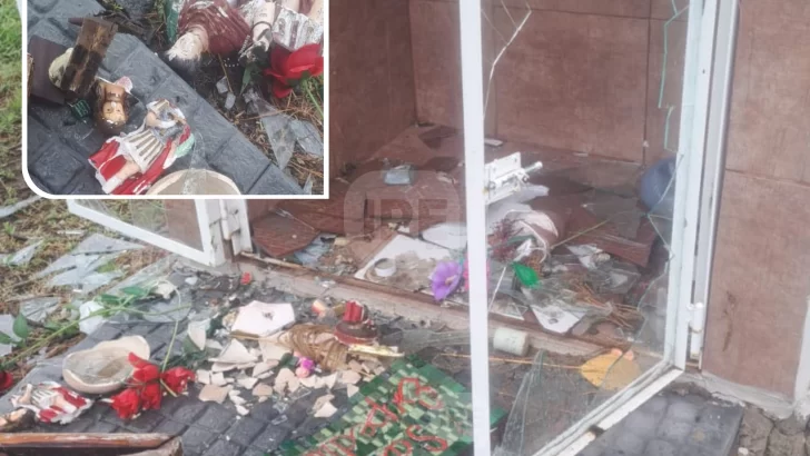 Destruyeron una capillita en homenaje a San Expedito en La Paloma: “No puedo creer tanta maldad”
