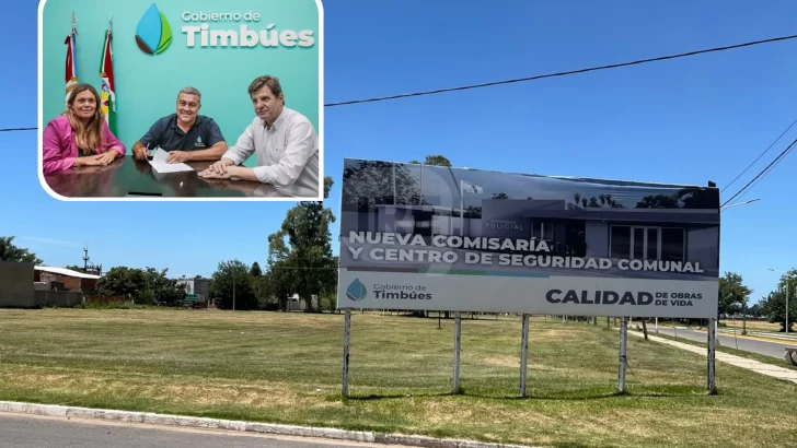 Timbúes firmó el convenio para comenzar a construir su nueva comisaría