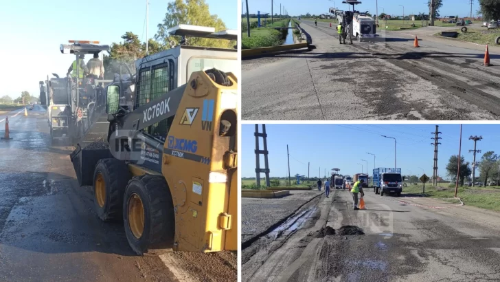 Vialidad Nacional comenzó hoy con los trabajos en la 11 sobre el acceso a La Paloma