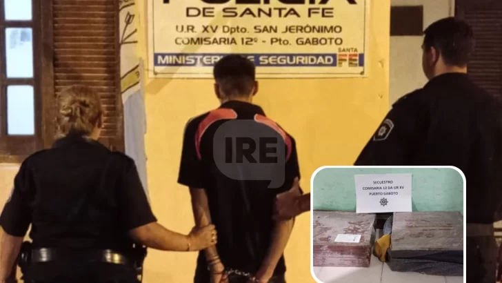 Detuvieron en Gaboto a un joven de Timbúes con elementos robados