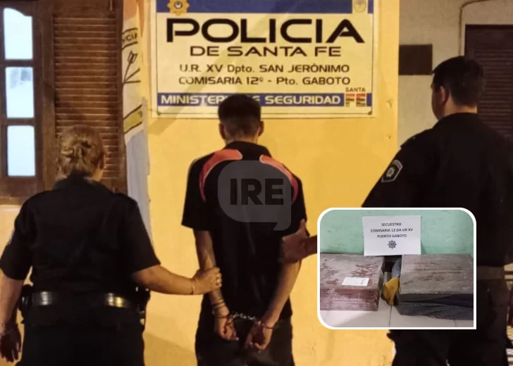 Detuvieron en Gaboto a un joven de Timbúes con elementos robados