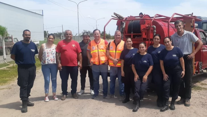 Bomberos de Maciel recibieron a Protección Civil y están “a un paso de lograr la operatividad”