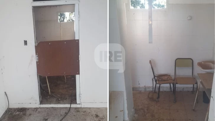 Volvieron a robar en la escuelita rural de Diaz: Se llevaron hasta los pupitres