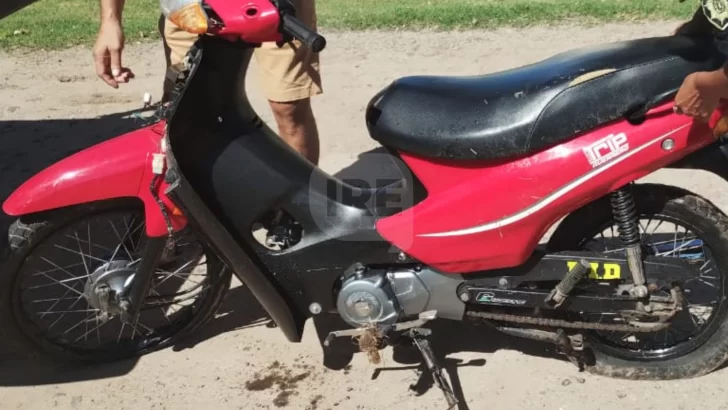 Fue a bailar y le robaron la moto: Apareció escondida en zona rural