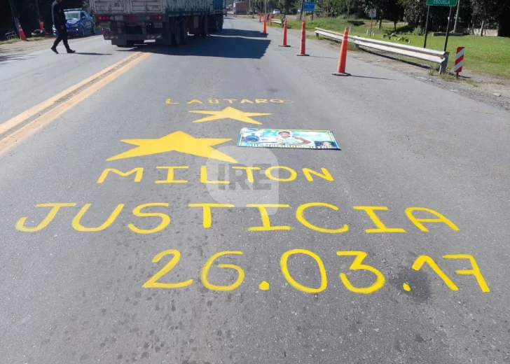 Pintaron las estrellas amarillas por Milton y Lautaro: “Saber que no tienen justicia, duele”