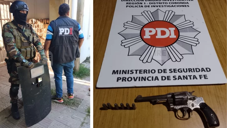 Retuvo contra su voluntad y a punta de pistola a una joven: Fue allanado y quedó detenido