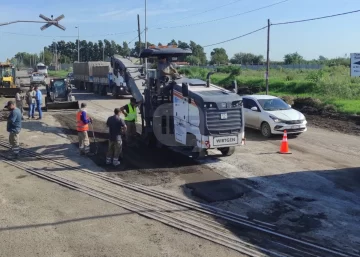 Vialidad Nacional continuará la reparación de la 11 en Puerto General San Martín durante el fin de semana