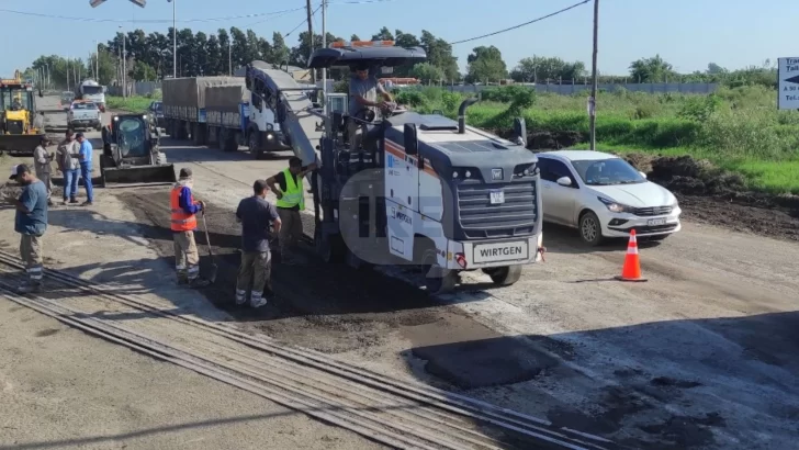 Vialidad Nacional continuará la reparación de la 11 en Puerto General San Martín durante el fin de semana
