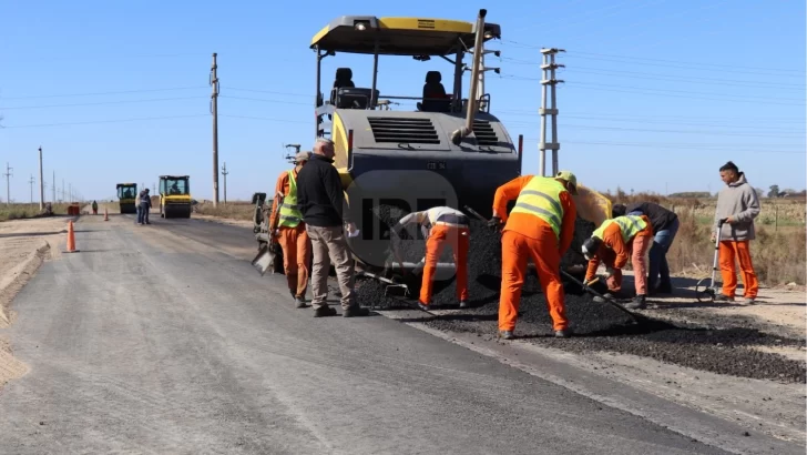 Cosecha gruesa: Seghezzo recorrió la 91 en Serodino y observó las obras de reparación