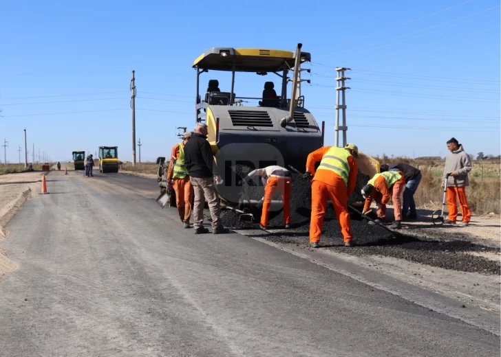 Cosecha gruesa: Seghezzo recorrió la 91 en Serodino y observó las obras de reparación