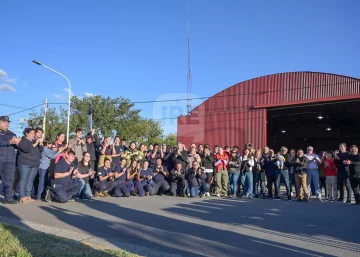 A una semana de la operatividad los Bomberos de Timbúes suman guardias y capacitaciones