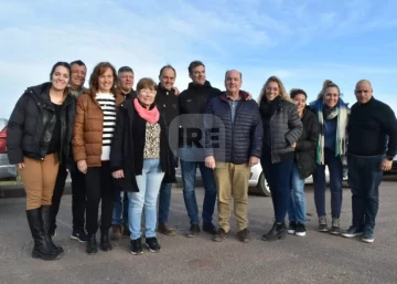 Autoridades de Iriondo visitaron el desvío de Giardino: “No sólo se construyen obras, sino esperanza”